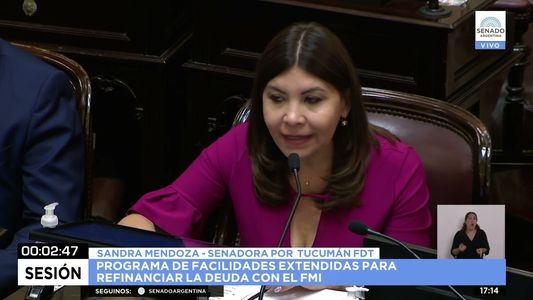 Una senadora del Frente de Todos utilizó un dicho popular, se equivocó en plena sesión del Senado y se volvió viral