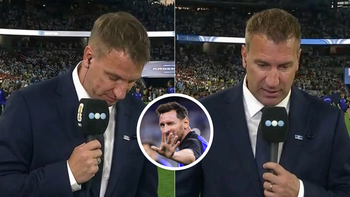 Maxi López rompió en llanto en vivo tras un inesperado gesto de Messi