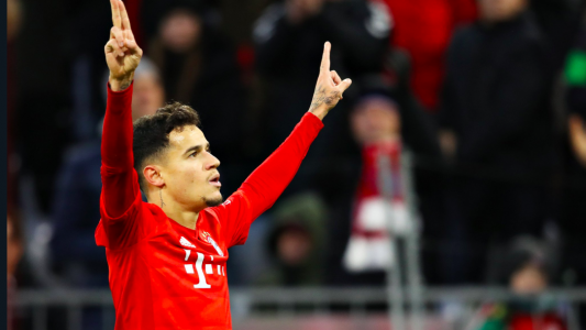 El show de Coutinho: triplete y dos asistencias en el 6-1 de Bayern Munich ante Werder Bremen