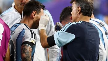 Preocupación por Messi: qué le pasó en el ojo durante el partido de la Selección Argentina ante Suiza