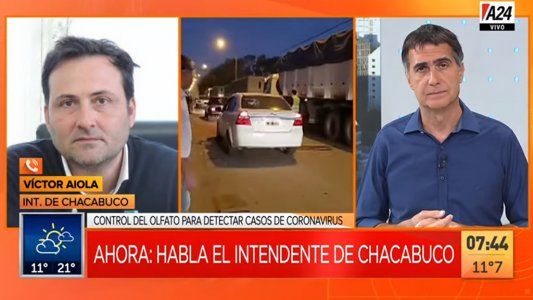 Chacabuco, el primer municipio en hacer controles de olfato para detectar casos de coronavirus