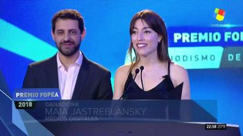 Maia Jastreblansky de La Nación ganó el premio a su investigación en Medios Digitales