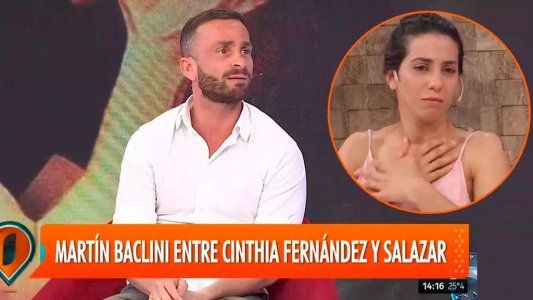 Martín Baclini sobre la crisis con Cinthia Fernández: “Trato de ayudarla en lo que puedo”