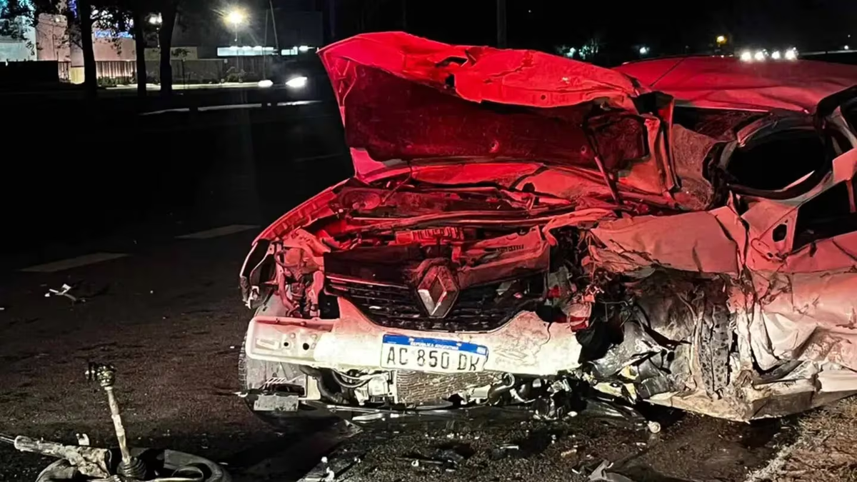 Trágica muerte: así quedó el auto de Martín Elizalde tras el accidente en Panamericana