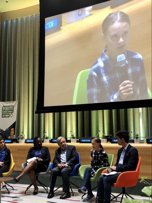 El discurso de Greta Thunberg en la ONU: Estamos al comienzo de una extinción masiva y ustedes solo hablan de dinero