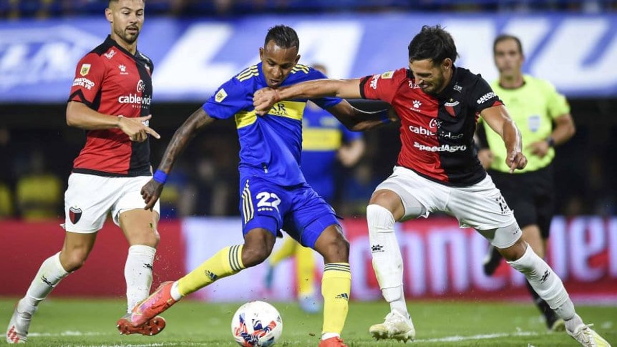 Boca y Colón empataron en su debut en la Copa Liga Profesional 2022.