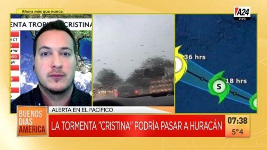 Alarma en el Pacífico por la llegada de “Cristina”, un Huracán categoría 2