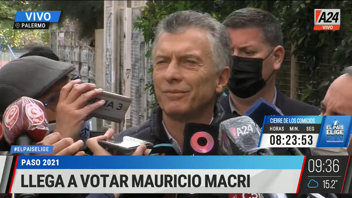 El expresidente Mauricio Macri