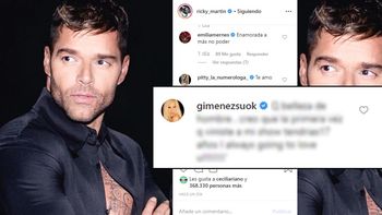 Susana Giménez le dedicó otro piropo caliente a Ricky Martin