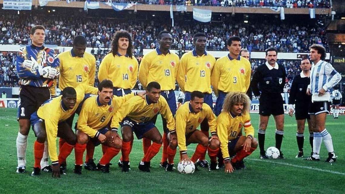 La Selección de Colombia venció 5 - 0 a Argentina en 1993 y