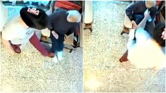 Una señora de 100 años fue golpeada brutalmente por la mujer que la debía cuidar