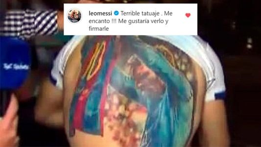 Messi le cumplió el sueño a un hincha brasileño