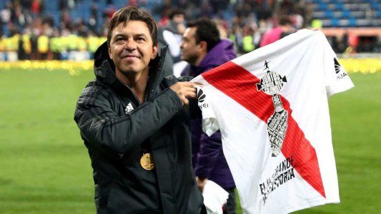 Muñeco bendito: Gallardo alcanzó los 9 títulos como DT de River y ya es el máximo ganador junto a Ramón Díaz