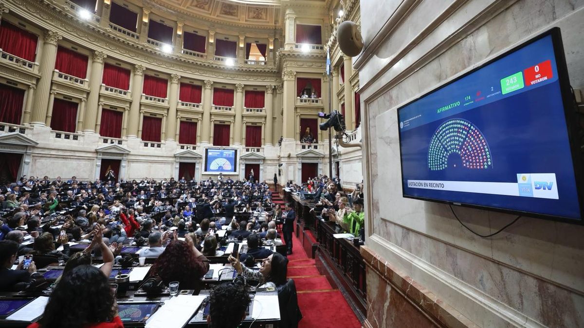 El Gobierno sufrió dos duras derrotas en Diputados tras el rechazo a los vetos por el Garrahan y las universidades (Foto: archivo).