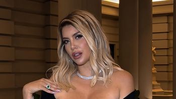 el detalle que llamo la atencion en la decoracion navidena de wanda nara