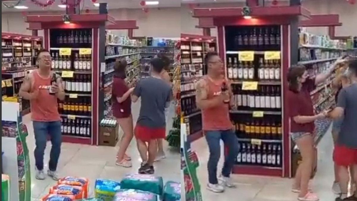 El chino cordobés es furor en las redes sociales: baila Rodrigo y toma fernet en el supermercado