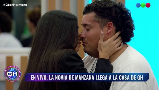 El emotivo reencuentro de Manzana con su novia en el Congelados de Gran Hermano: Te extraño todos los días