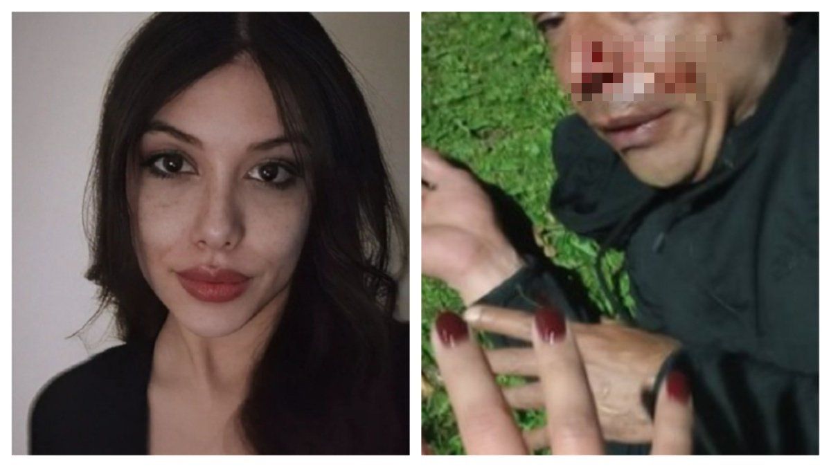 La influencer logró captar cómo quedó el malhechor (Fotos: redes).