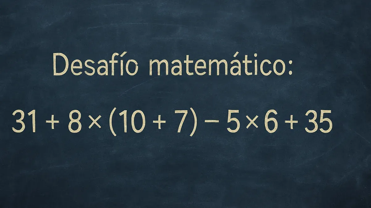 La regla esencial para resolver este desafío matemático es conocido como PEMDAS (por sus siglas en inglés) o jerarquía de operaciones.