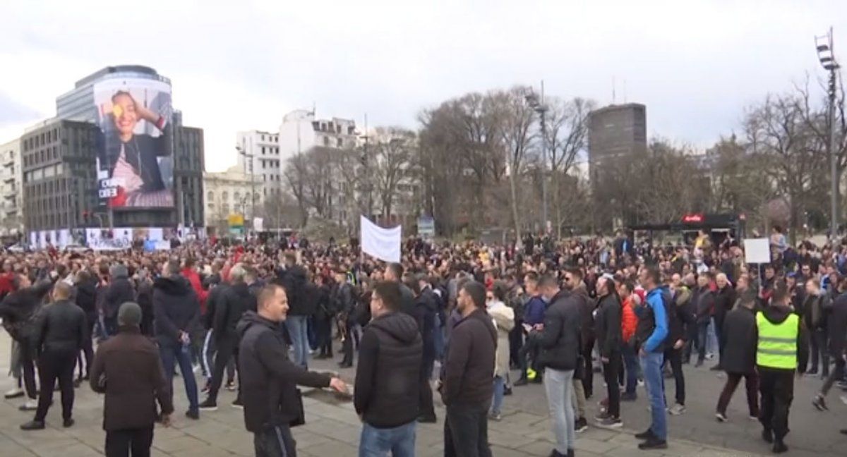 Protestas en Europa por el retorno de los confinamientos (Foto: AP)