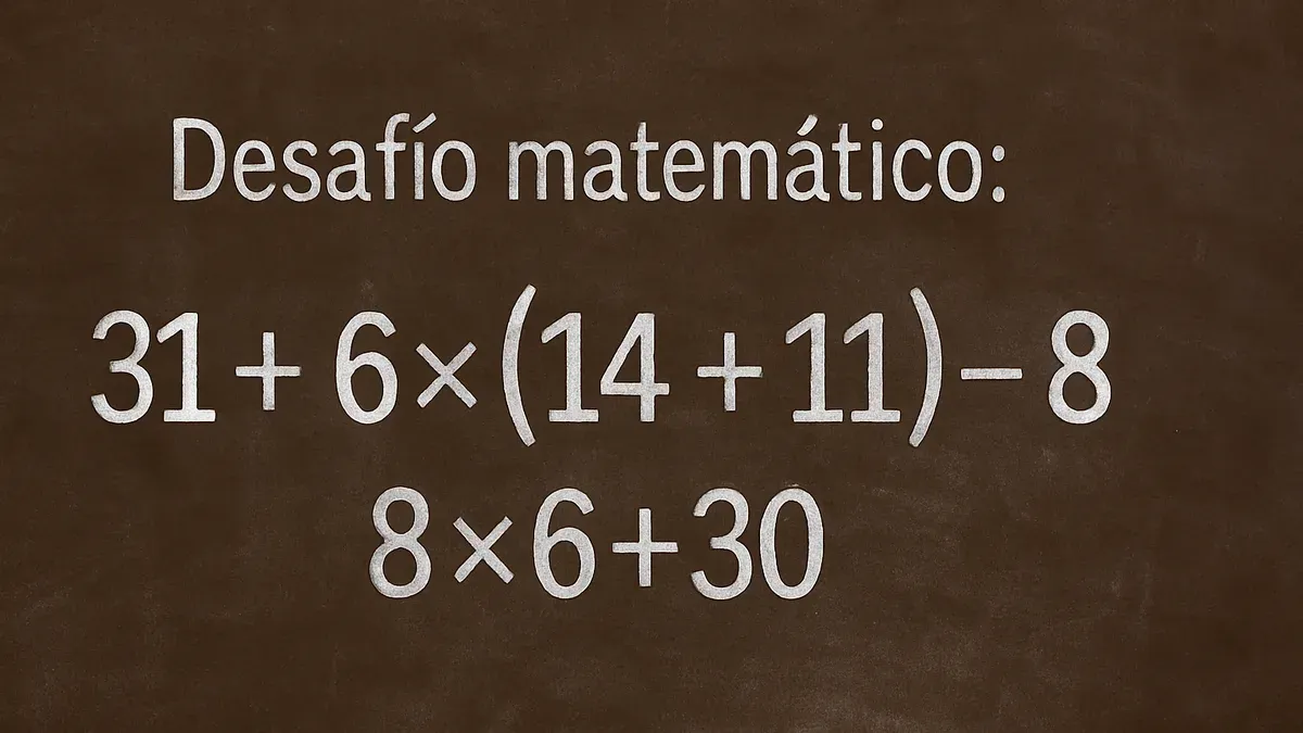 La regla esencial para resolver este desafío matemático es conocido como PEMDAS (por sus siglas en inglés) o jerarquía de operaciones.