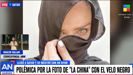 La China Suárez fue cuestionada por usar hiyab y generó un fuerte debate
