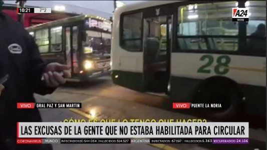 Las excusas que puso la gente para poder transitar aún sin el permiso