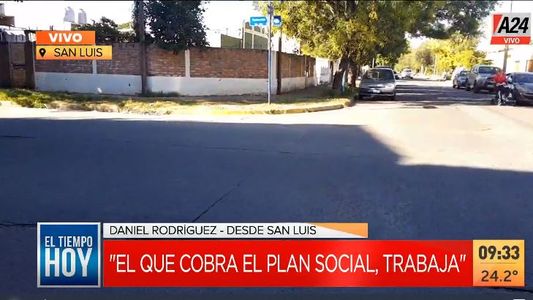 Tercer día de acampe: En San Luis el que cobra un plan, trabaja