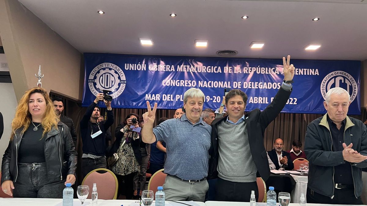 El nuevo líder de la UOM cierra filas con Axel Kicillof.&nbsp;
