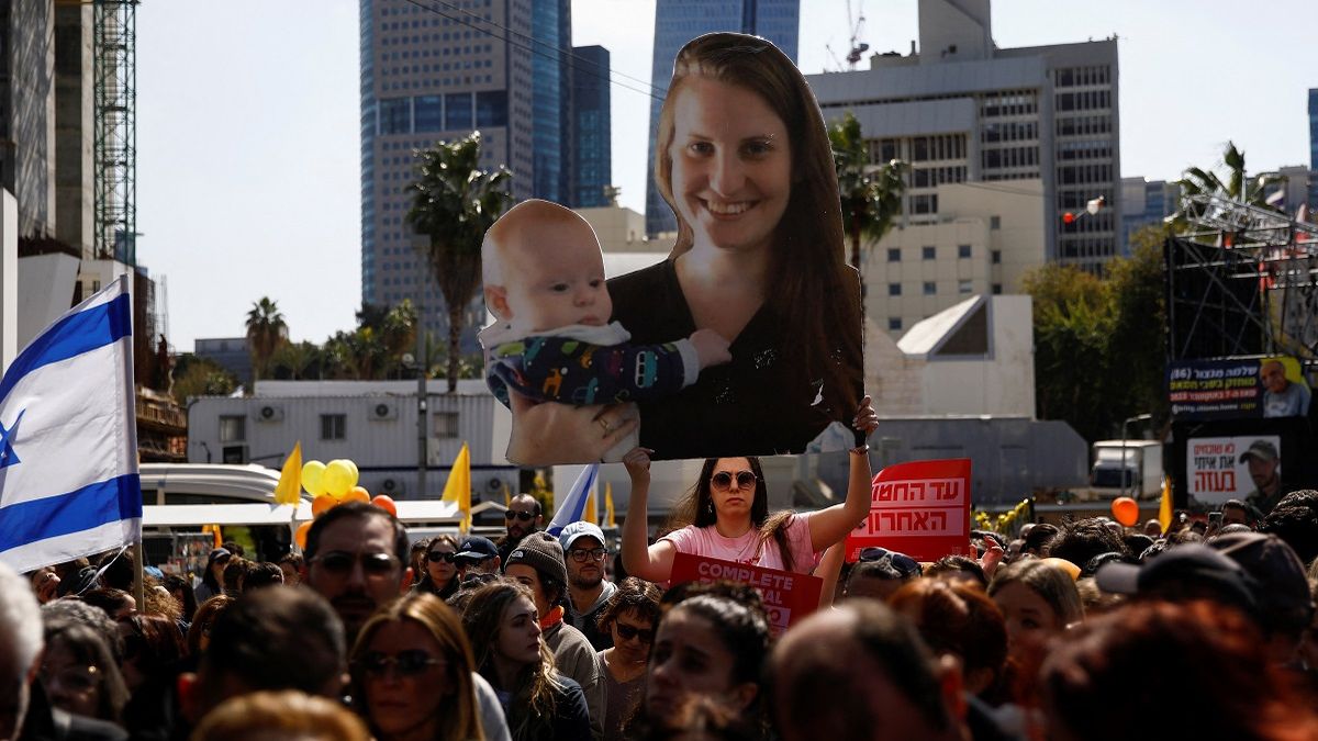 Israel. La conmovedora despedida de la familia Bibas. Foto: gentileza&nbsp;