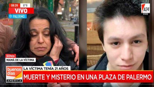 Misterio: apareció un joven de 21 años muerto en una plaza de Palermo