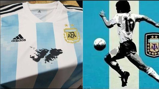 La campaña que nació en televisión para que Malvinas y Maradona estén en la camiseta Argentina