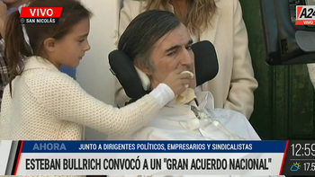 El emotivo gesto de la hija de Esteban Bullrich con su papá