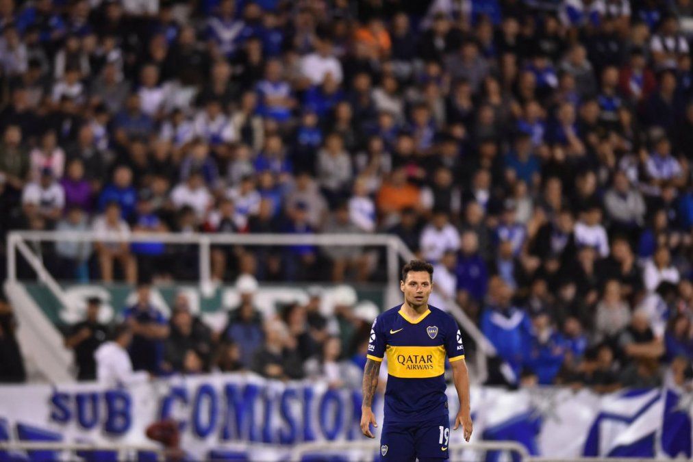 El gesto de Mauro Zárate en su salida contra Vélez en el Amalfitani