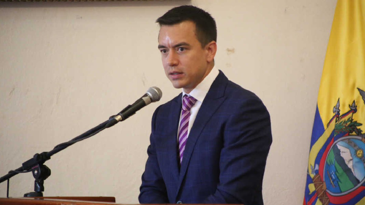 Noboa reveló que las cárceles que construirá serán iguales a las de El Salvador. (Foto: Presidencia/Flick)