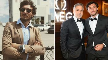 El encuentro de Pico Mónaco y George Clooney en la NASA de Estados Unidos