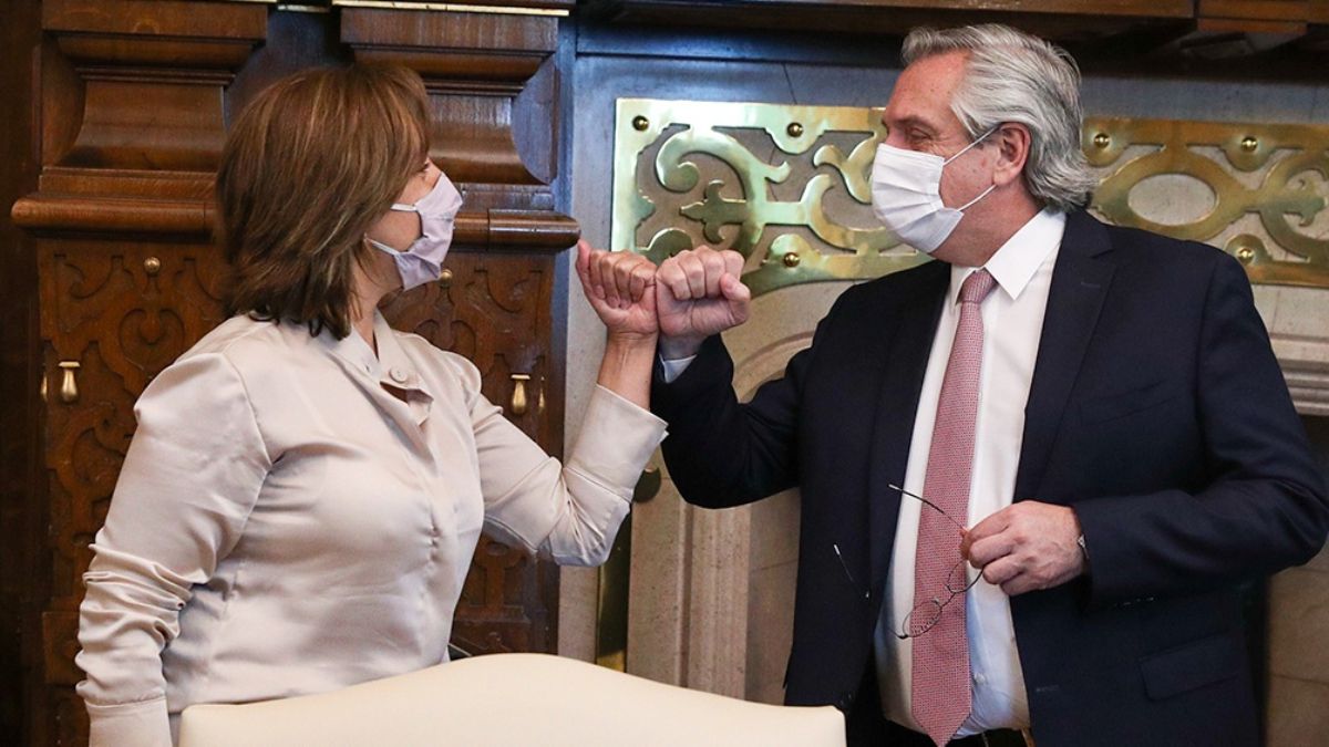 Conflicto mapuche. Alberto Fernández le respondió a Arabela Carreras a través de una carta (Foto: archivo).