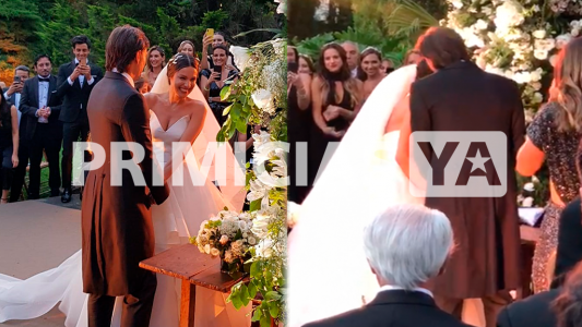 Pampita se casó con Roberto García Moritán: El video del sí y del beso en el altar