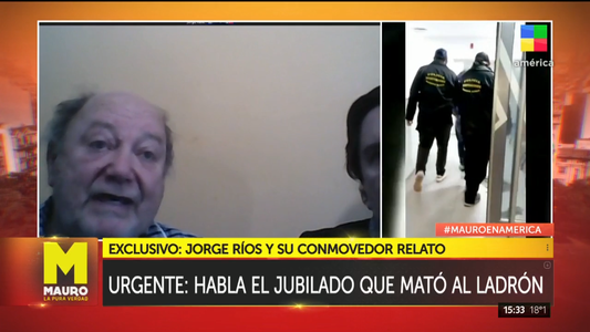Impactante nota en Mauro, la pura verdad: Habló Jorge Ríos, el jubilado que mató al ladrón en Quilmes