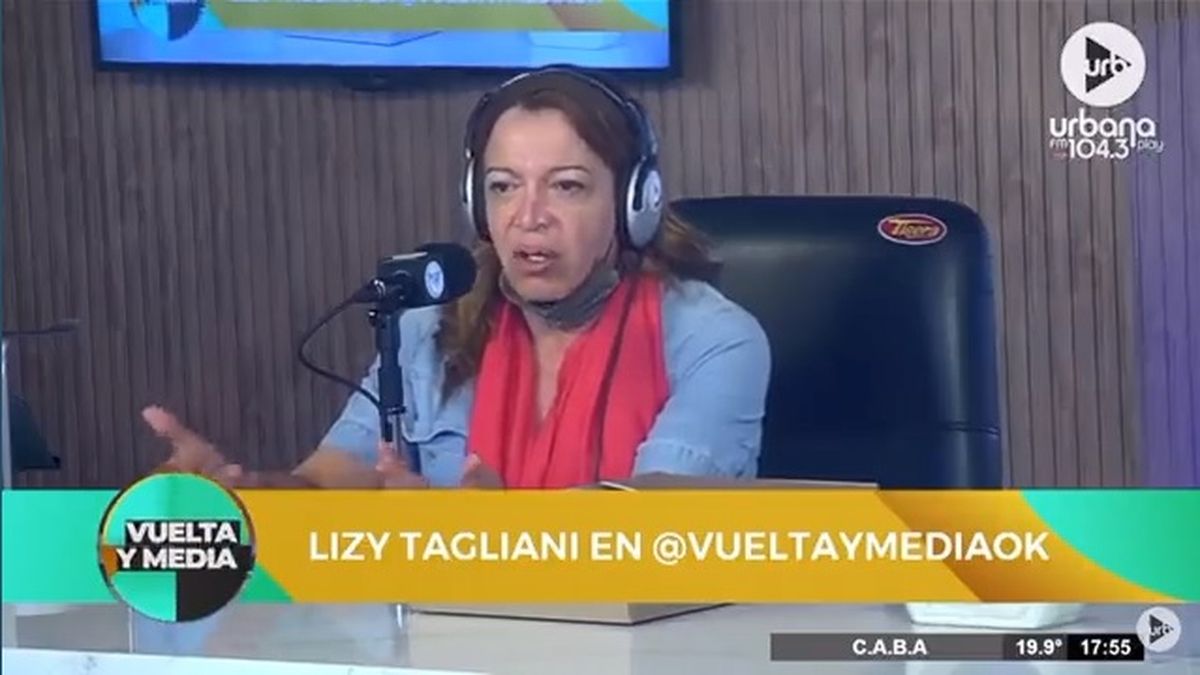 Lizy Tagliani y sus verborrágicas opiniones sobre la actualidad y el teatro para el recuerdo. Cómo decir todo, sin decir nada. 
