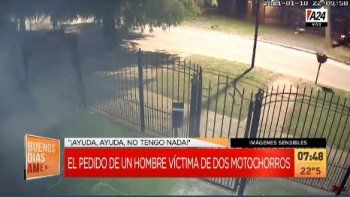 Burzaco: el desgarrador pedido de ayuda de una víctima de un robo