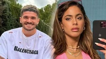 Rodrigo de Paul usó una remera con una frase picante, en medio de su romance con Tini Stoessel