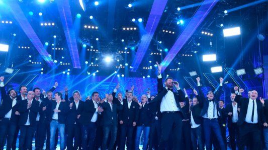 Tinelli abrió su programa con un mensaje político: Este es un año en que parece que todo es cuesta arriba