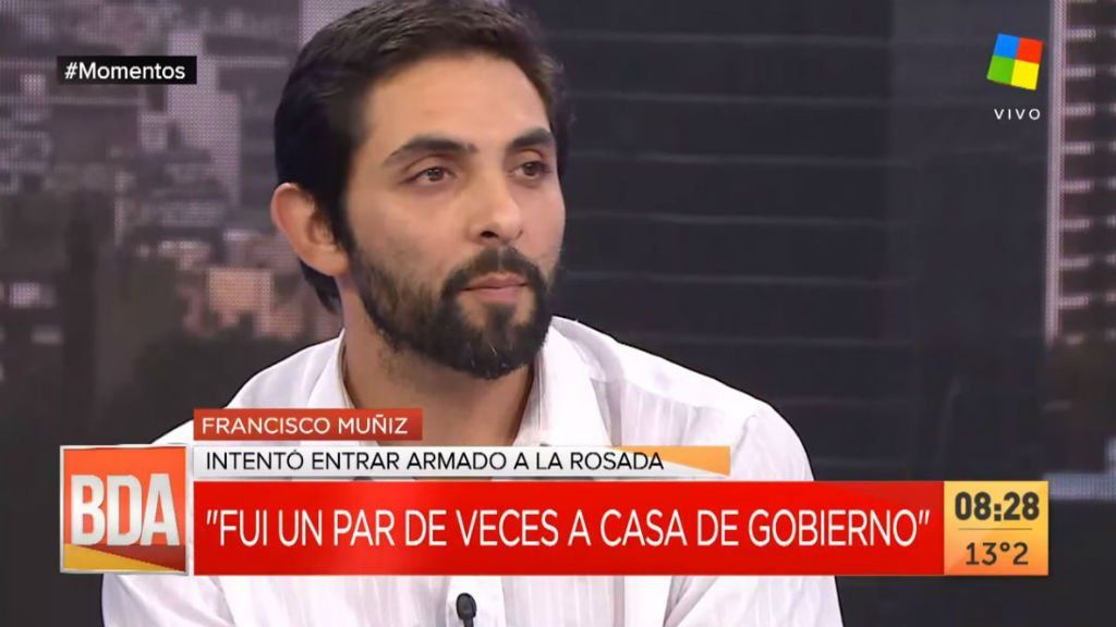 La insólita explicación del hombre que quiso entrar con un arma a la Casa Rosada