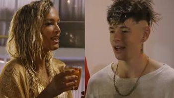 El beso que le pidió y dio Claudia Albertario a Oky Appo en The Challenge Argentina