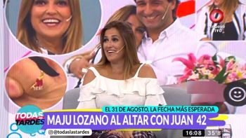 Maju Lozano puso fecha de casamiento con Juan: Pensé, tengo 47, ¿cuánto más puedo vivir?