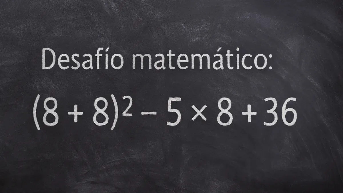 Imagen de pizarra para Desafío Matemático: este cálculo con potencias desafía tu razonamiento