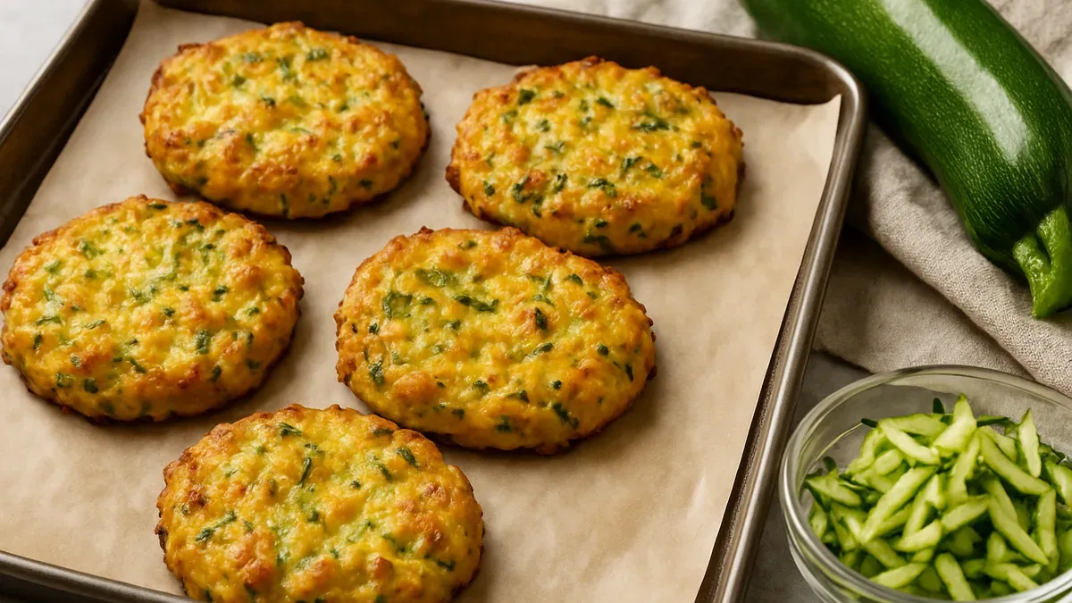 Buñuelos de zucchini al horno: una receta liviana para sumar verduras sin freír. (Imagen ilustrativa)