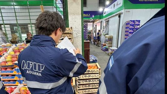 Fuerte operativo de la AFIP en el Mercado Central contra la remarcación de precios