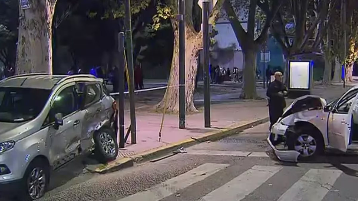 Así quedó el auto robado. (Foto: gentileza Infobae)